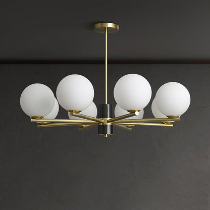 Marais Chandelier - Elegant Design with Adjustable Height & LED Compat