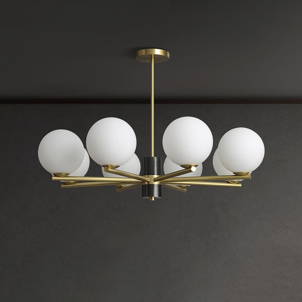 Marais Chandelier - Elegant Design with Adjustable Height & LED Compat
