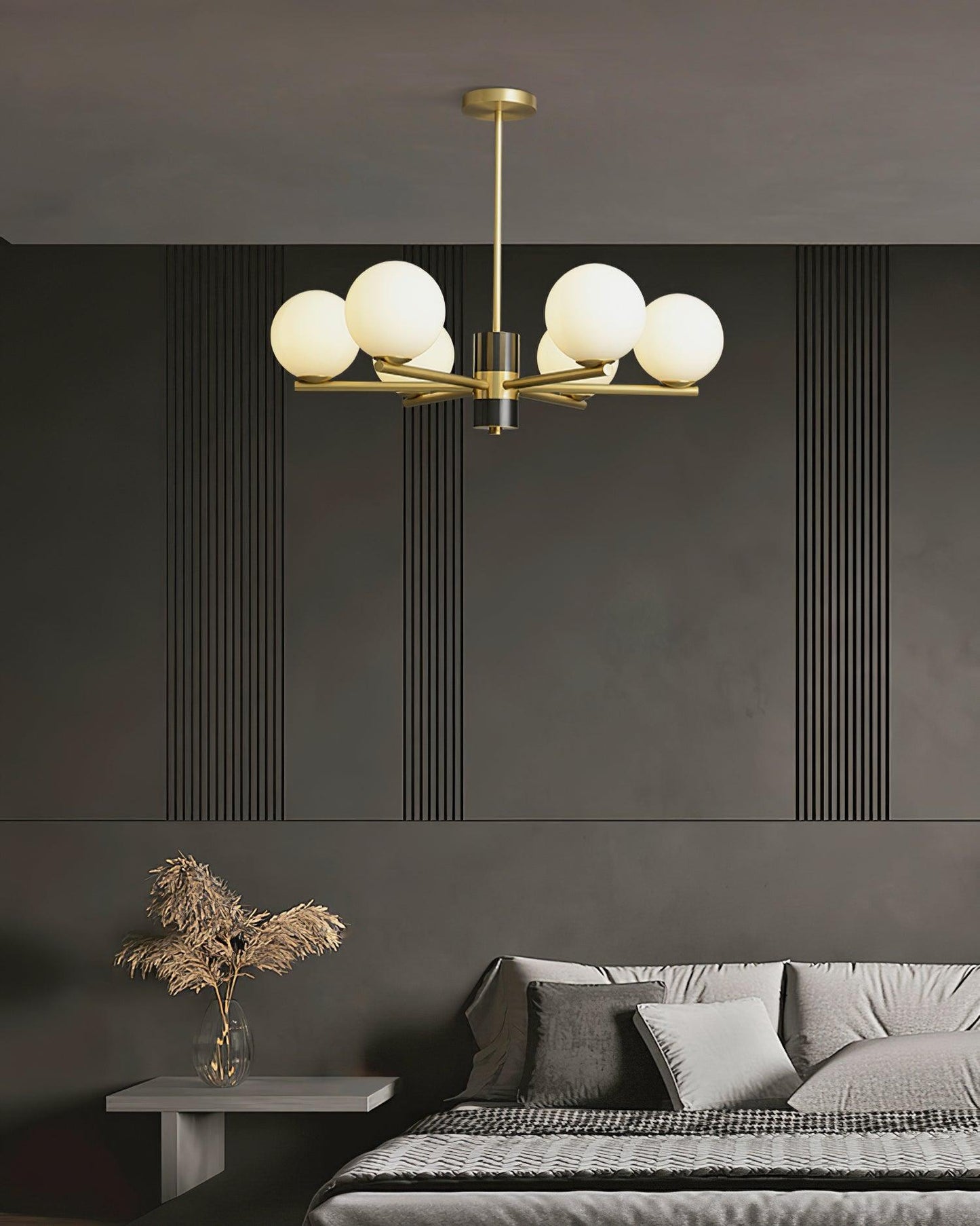 Marais Chandelier - Elegant Design with Adjustable Height & LED Compat