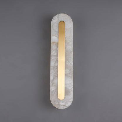 Alabaster Rounded Wall Light - Soft Glow & Energy Efficient Design
