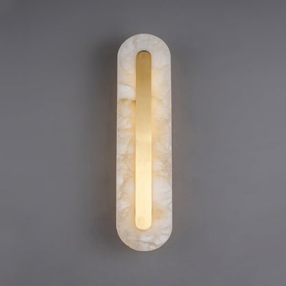 Alabaster Rounded Wall Light - Soft Glow & Energy Efficient Design