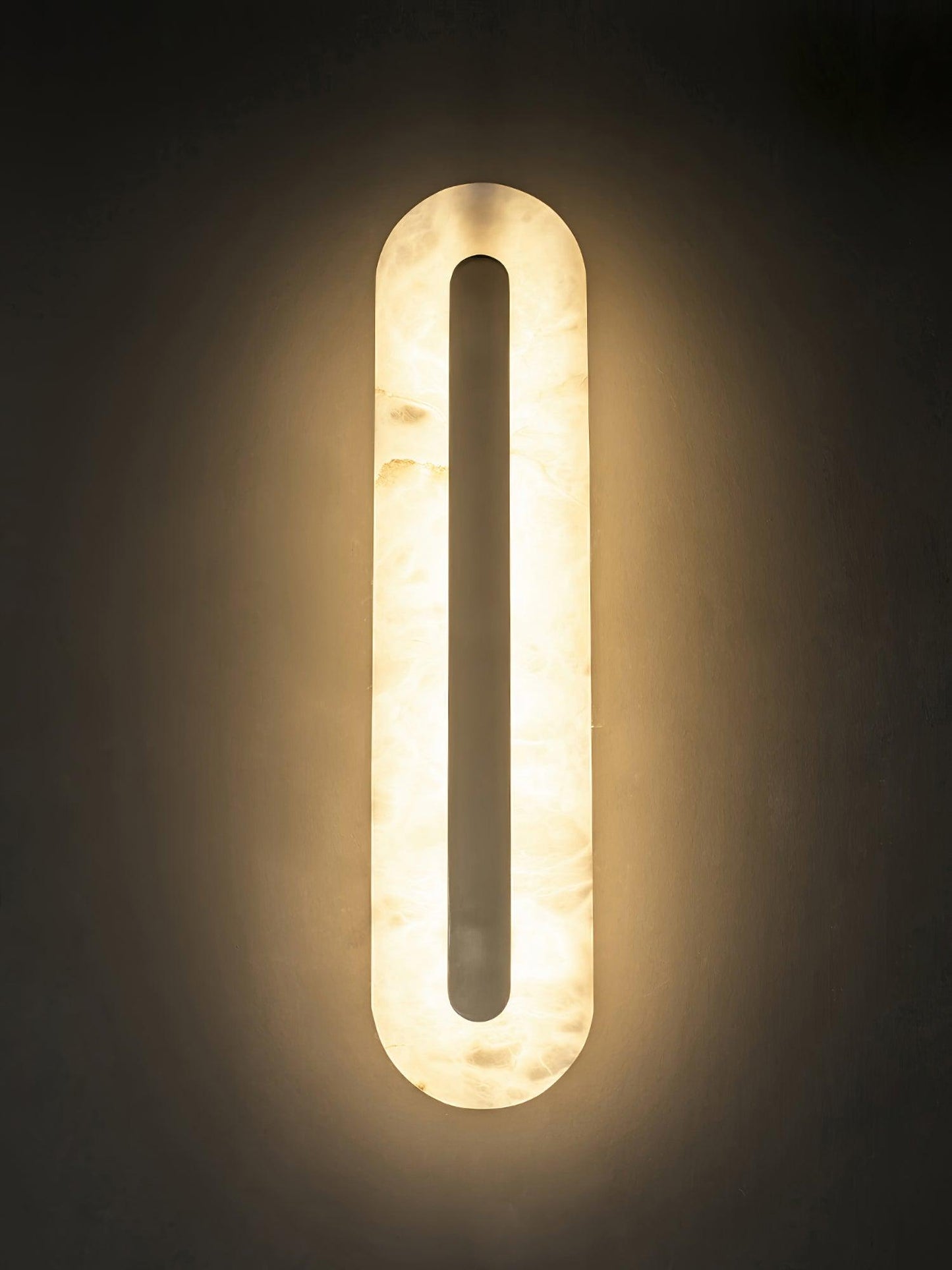 Alabaster Rounded Wall Light - Soft Glow & Energy Efficient Design