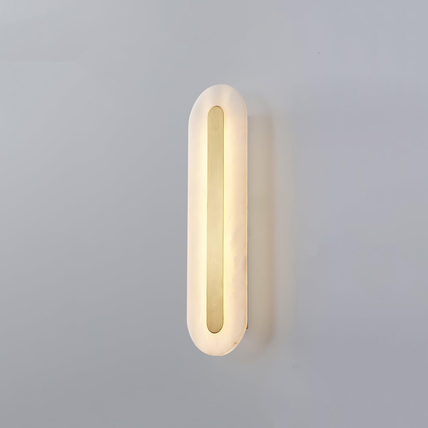 Alabaster Rounded Wall Light - Soft Glow & Energy Efficient Design