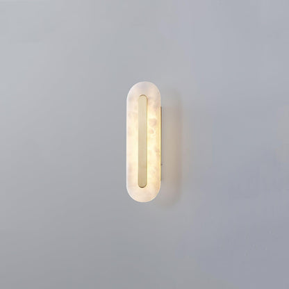 Alabaster Rounded Wall Light - Soft Glow & Energy Efficient Design