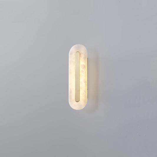 Alabaster Rounded Wall Light - Soft Glow & Energy Efficient Design
