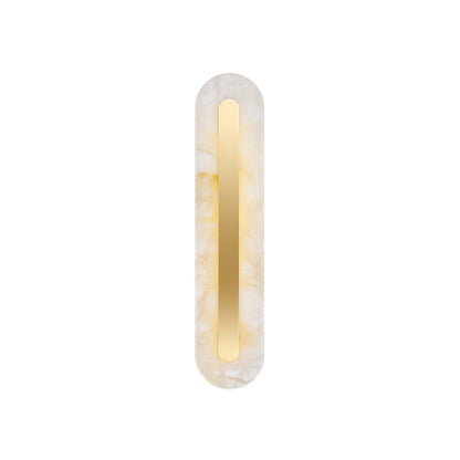 Alabaster Rounded Wall Light - Soft Glow & Energy Efficient Design