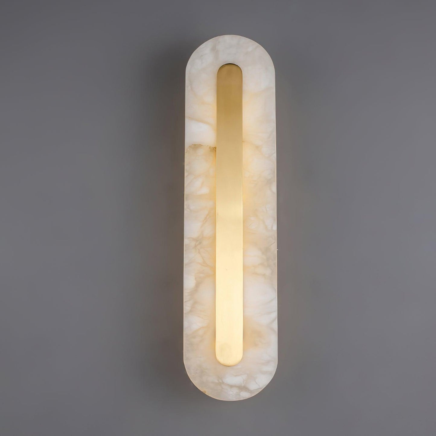 Alabaster Rounded Wall Light - Soft Glow & Energy Efficient Design