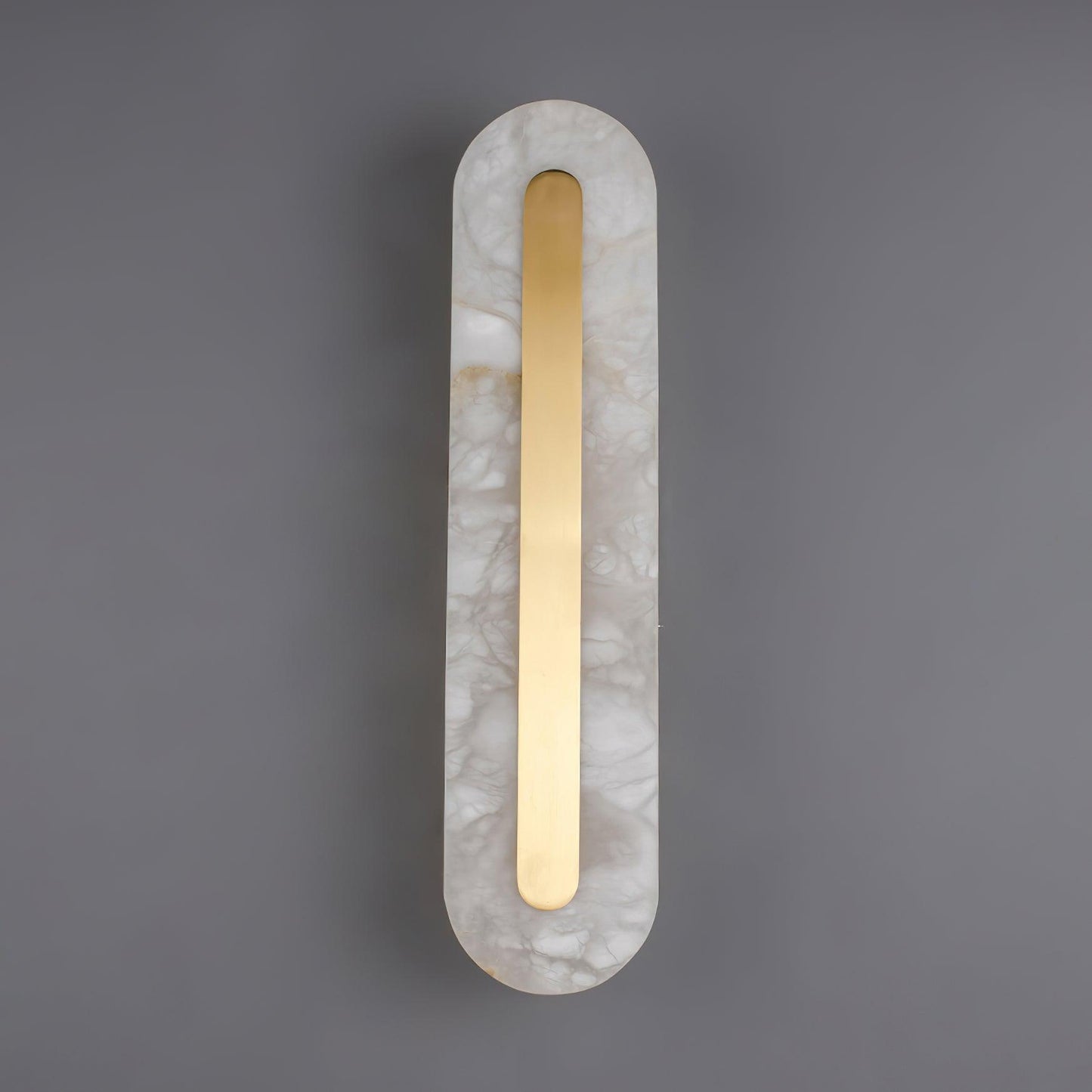 Alabaster Rounded Wall Light - Soft Glow & Energy Efficient Design