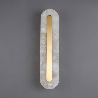 Alabaster Rounded Wall Light - Soft Glow & Energy Efficient Design