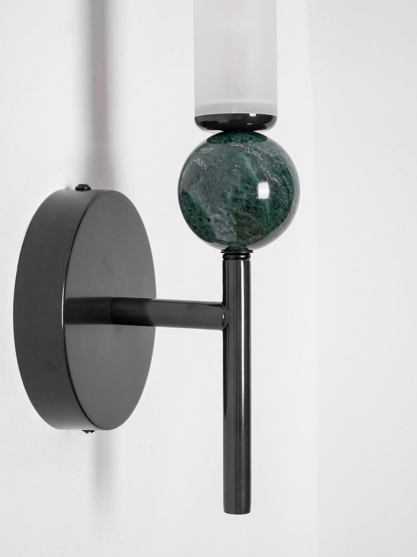 Elegant Marble Vertical Wall Lamp with Adjustable Brightness & Energy