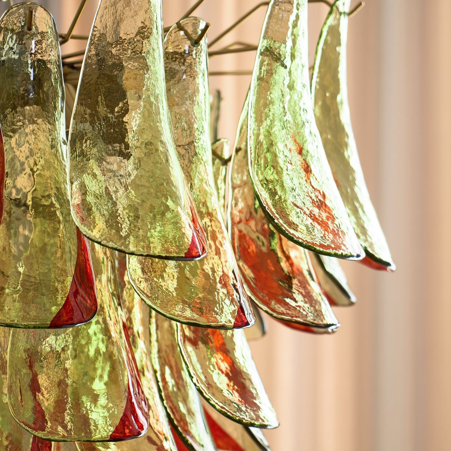 Marielle Glass Chandelier - Elegant Illumination with Adjustable Heigh