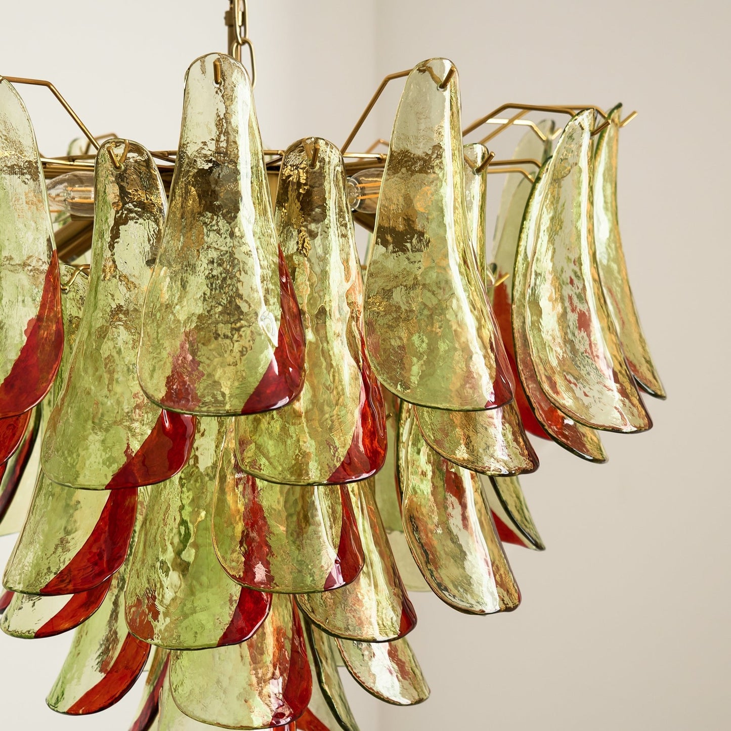 Marielle Glass Chandelier - Elegant Illumination with Adjustable Heigh