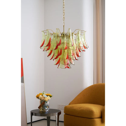 Marielle Glass Chandelier - Elegant Illumination with Adjustable Heigh