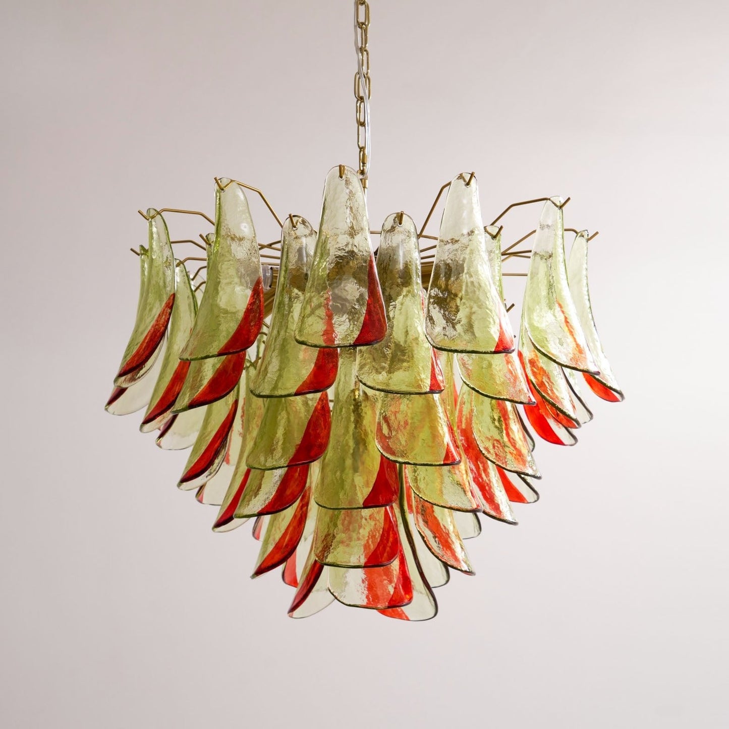 Marielle Glass Chandelier - Elegant Illumination with Adjustable Heigh
