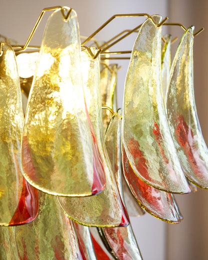 Marielle Glass Chandelier - Elegant Illumination with Adjustable Heigh