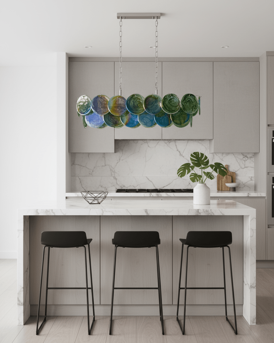 Marisca Chandelier - Elegant Crystal Design, Dimmable LED Lighting