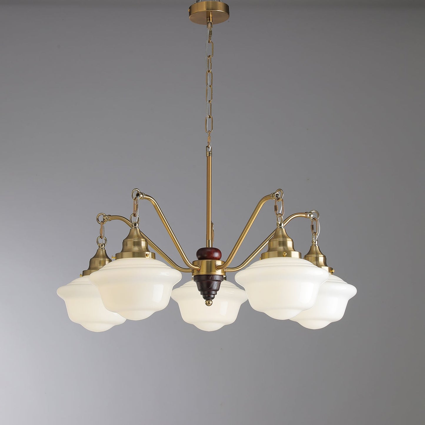 Marquette Chandelier - Elegant Design, Adjustable Height, Crystal Acce