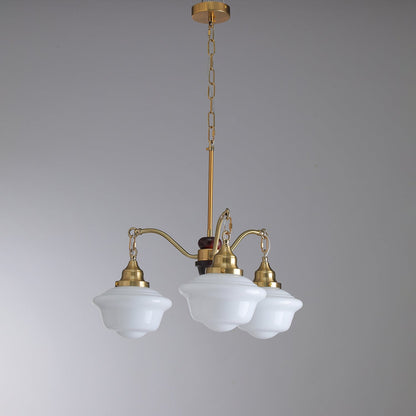 Marquette Chandelier - Elegant Design, Adjustable Height, Crystal Acce