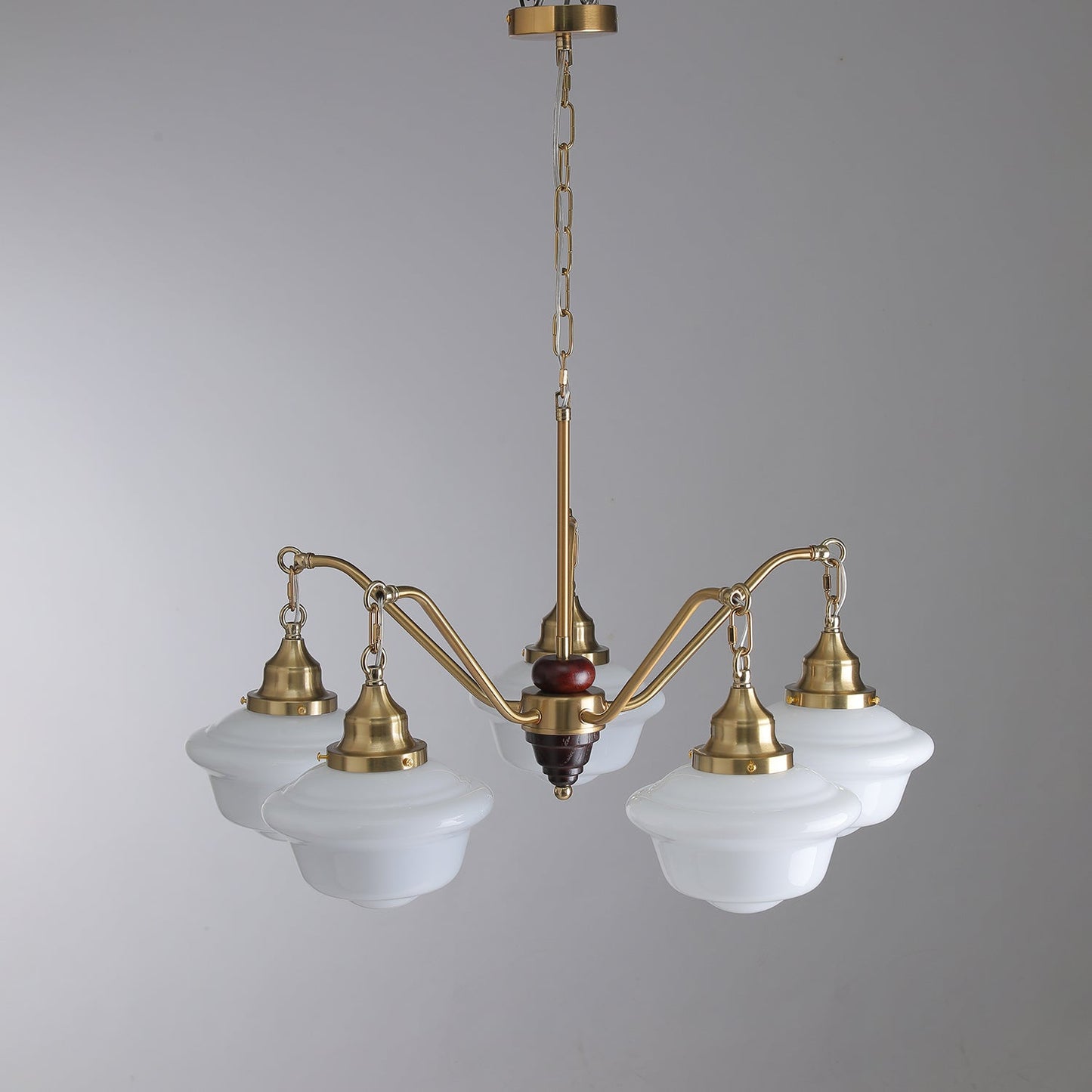Marquette Chandelier - Elegant Design, Adjustable Height, Crystal Acce
