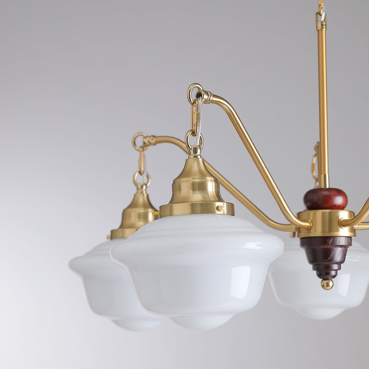 Marquette Chandelier - Elegant Design, Adjustable Height, Crystal Acce