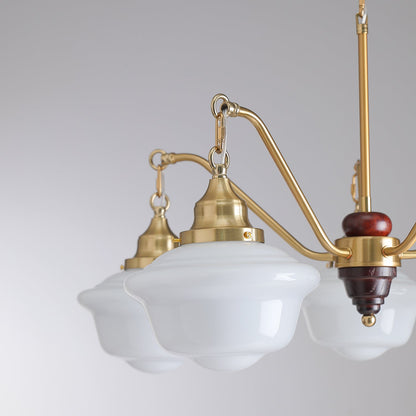 Marquette Chandelier - Elegant Design, Adjustable Height, Crystal Acce