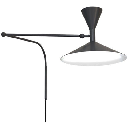 Marseille Plug-in Wall Light with Adjustable Brightness & Sleek Design