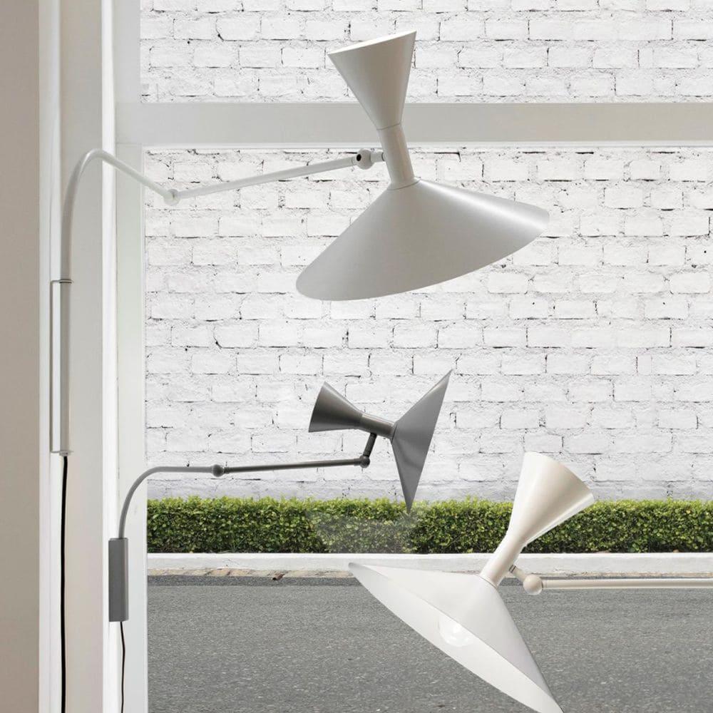 Marseille Plug-in Wall Light with Adjustable Brightness & Sleek Design