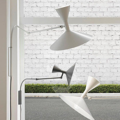 Marseille Plug-in Wall Light with Adjustable Brightness & Sleek Design