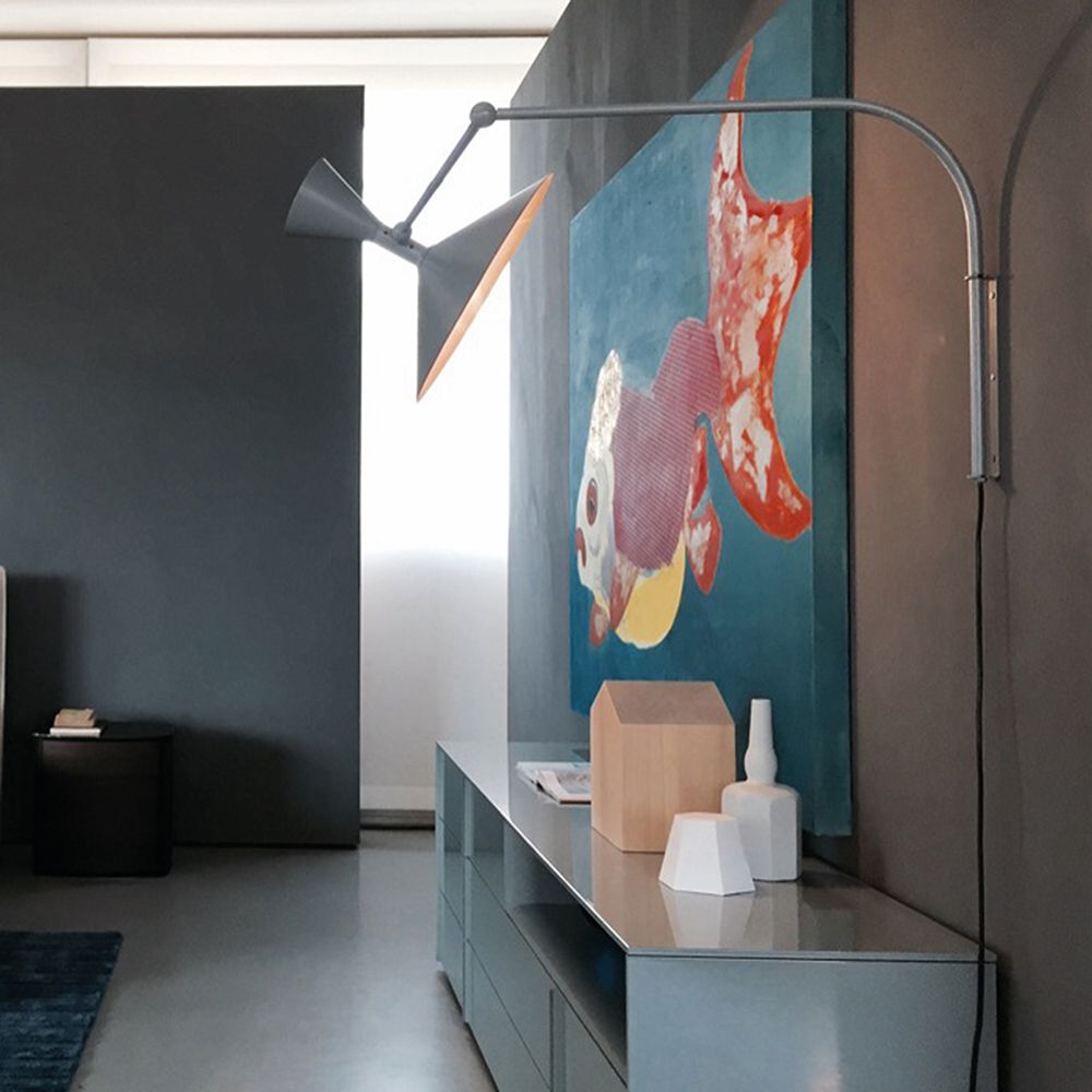 Marseille Plug-in Wall Light with Adjustable Brightness & Sleek Design