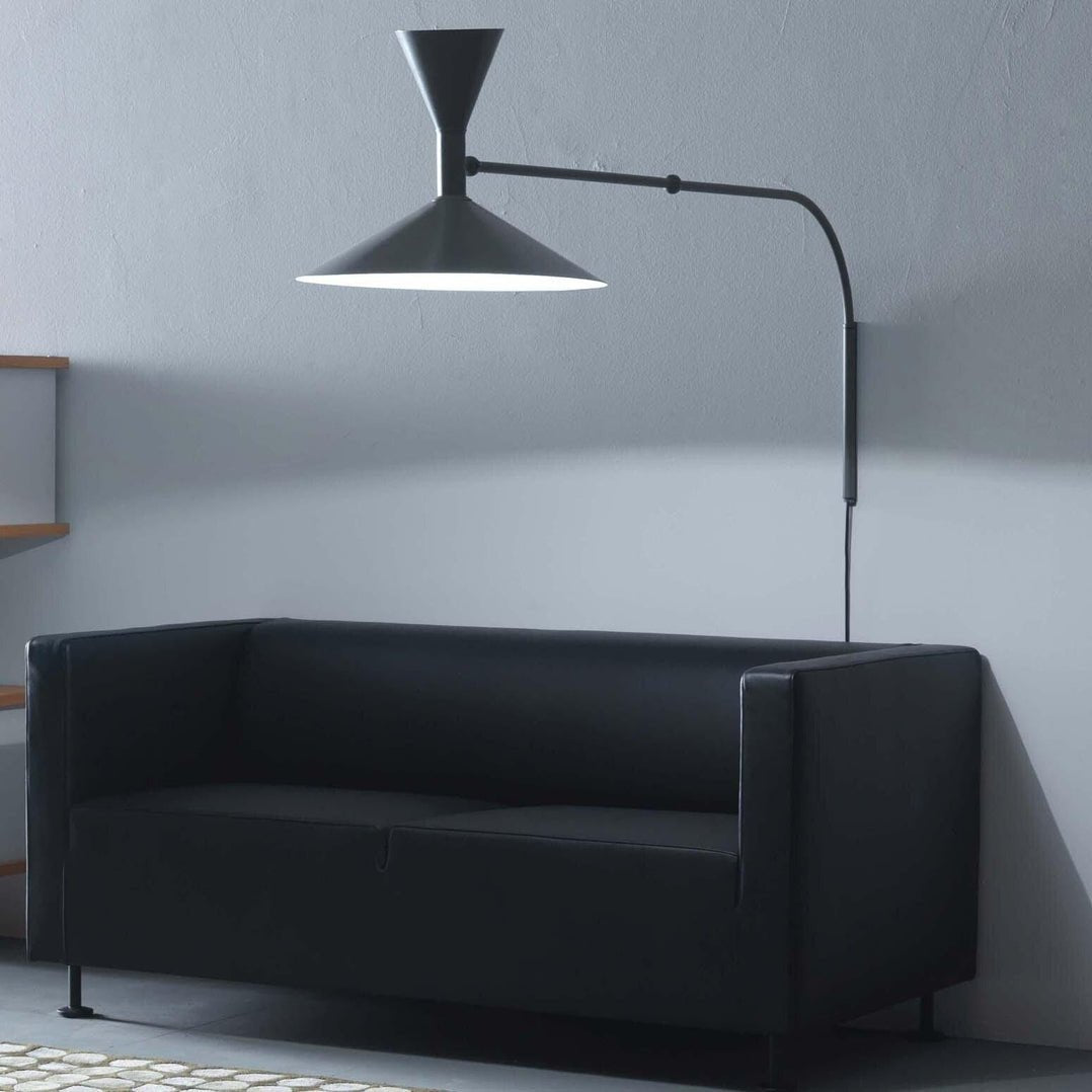 Marseille Plug-in Wall Light with Adjustable Brightness & Sleek Design