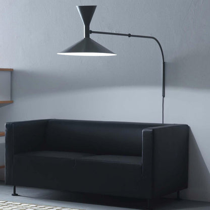 Marseille Plug-in Wall Light with Adjustable Brightness & Sleek Design