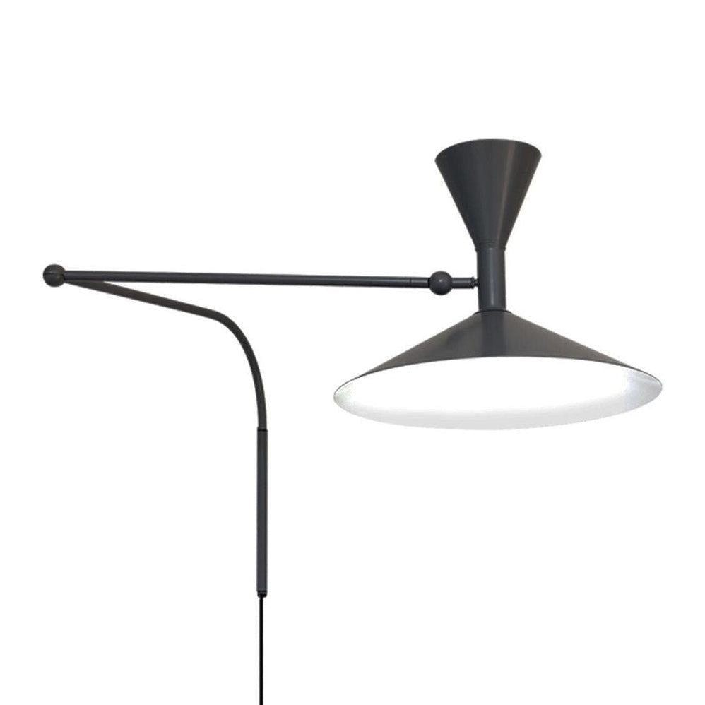 Marseille Plug-in Wall Light with Adjustable Brightness & Sleek Design