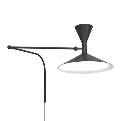 Marseille Plug-in Wall Light with Adjustable Brightness & Sleek Design
