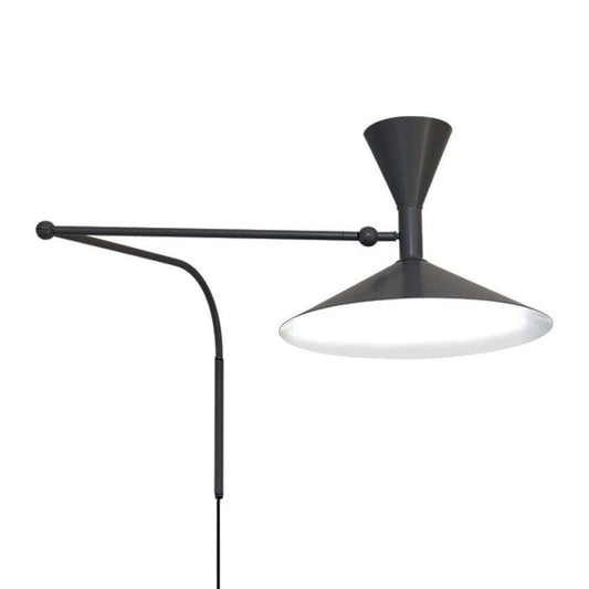 Marseille Plug-in Wall Light with Adjustable Brightness & Sleek Design