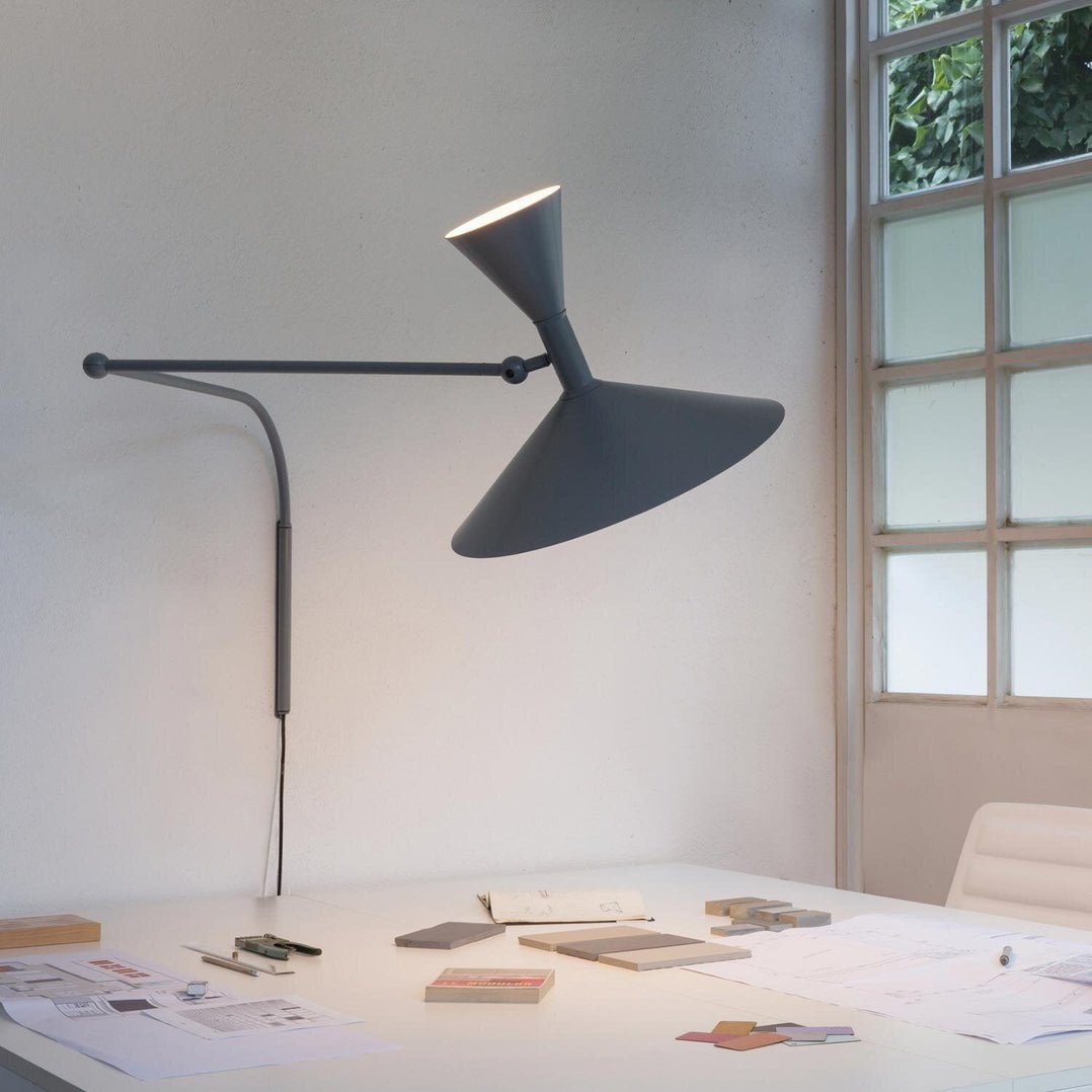 Marseille Plug-in Wall Light with Adjustable Brightness & Sleek Design