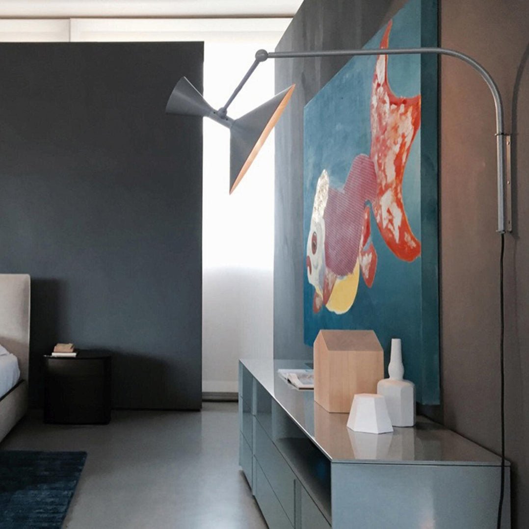 Marseille Plug-in Wall Light with Adjustable Brightness & Sleek Design