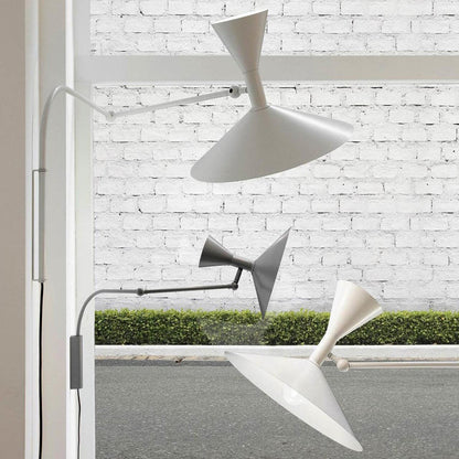 Marseille Plug-in Wall Light with Adjustable Brightness & Sleek Design