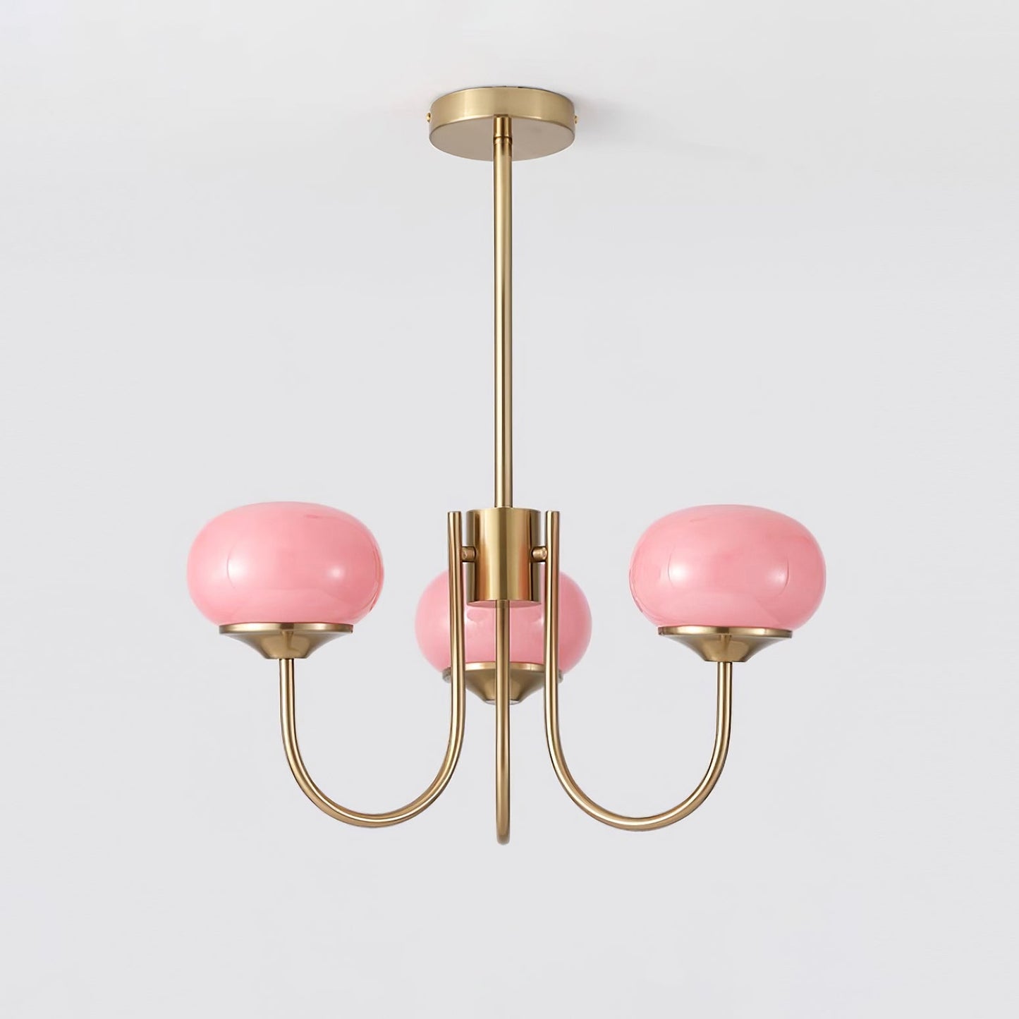 Elegant Marshmallow Chandelier - Adjustable Height, Soft Warm Light