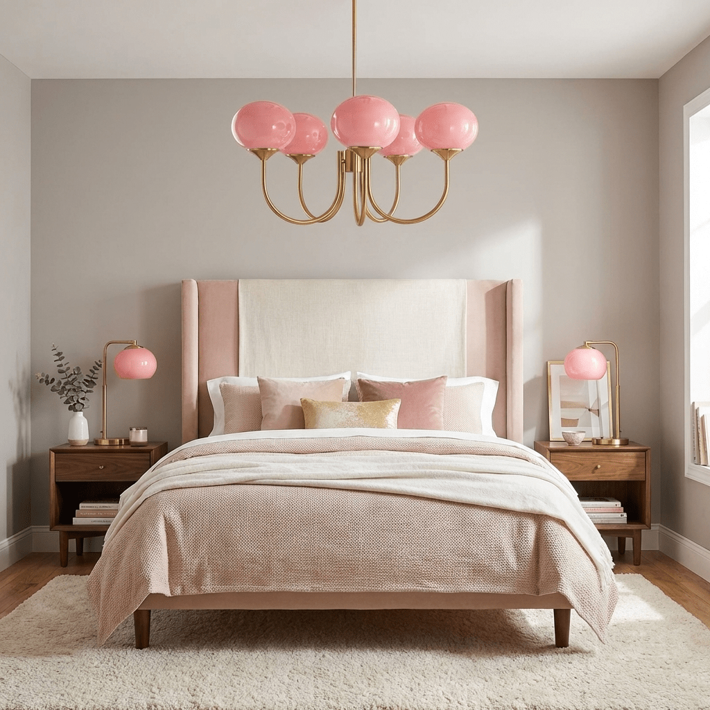 Elegant Marshmallow Chandelier - Adjustable Height, Soft Warm Light