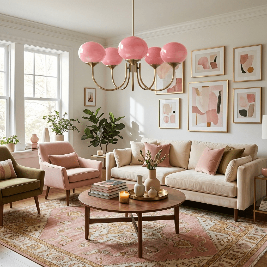 Elegant Marshmallow Chandelier - Adjustable Height, Soft Warm Light