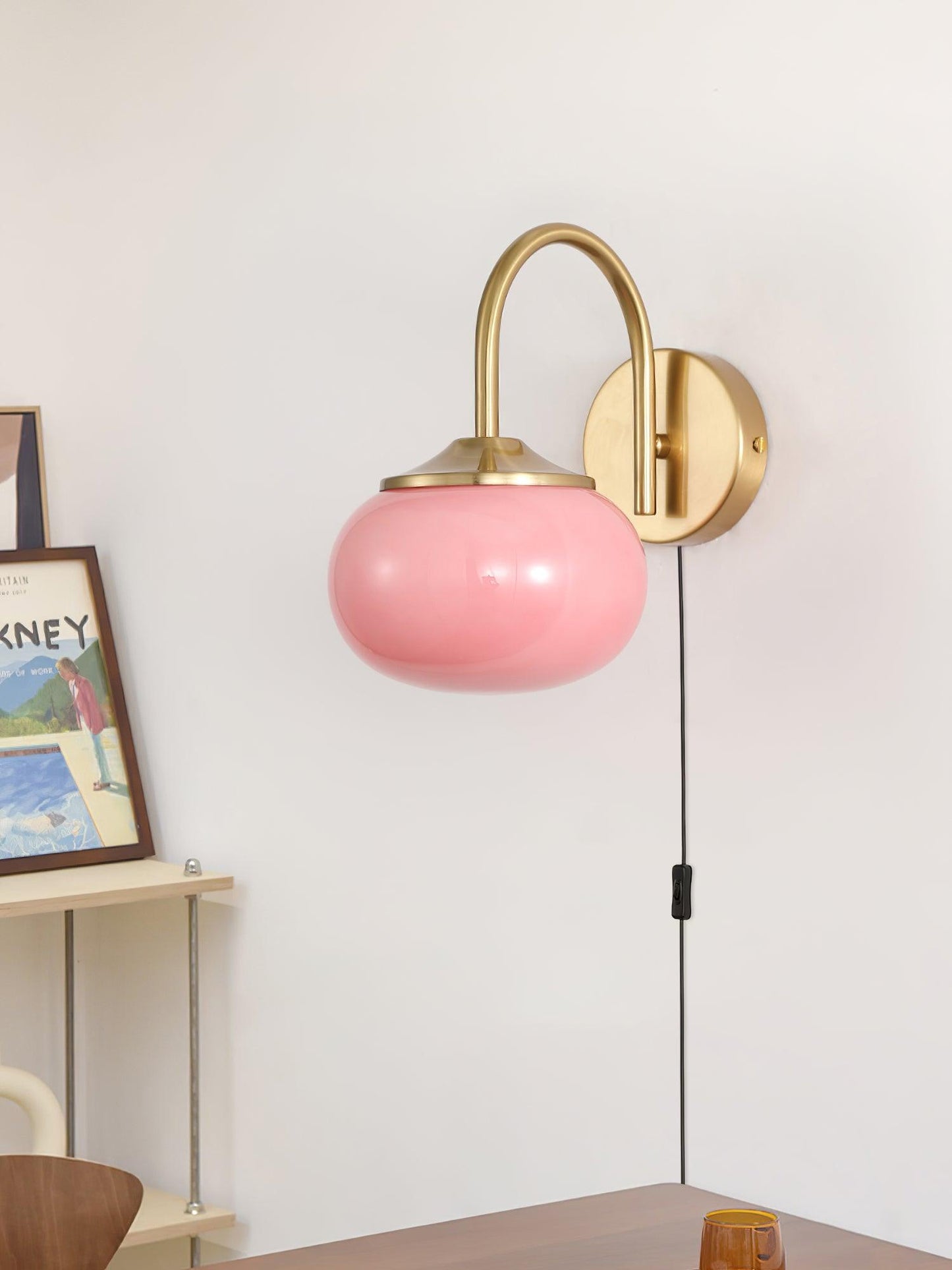 Marshmallow Plug-in Sconce - Adjustable Arm, Soft Warm Light