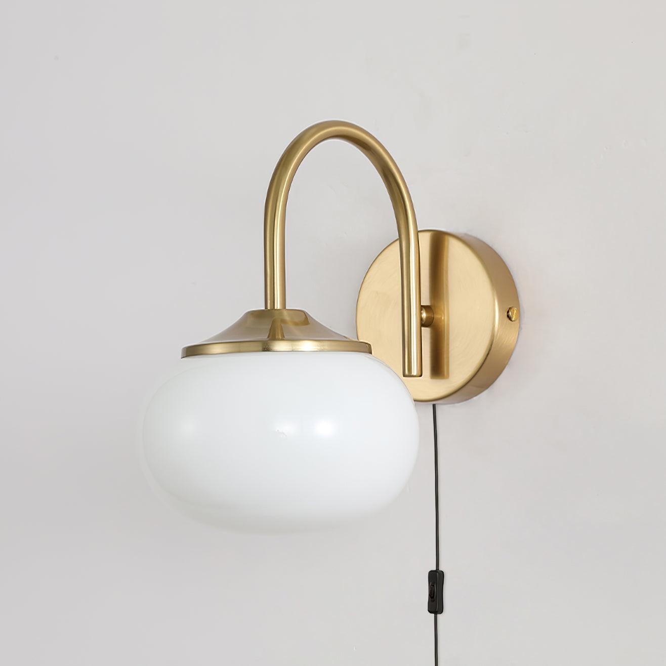 Marshmallow Plug-in Sconce - Adjustable Arm, Soft Warm Light