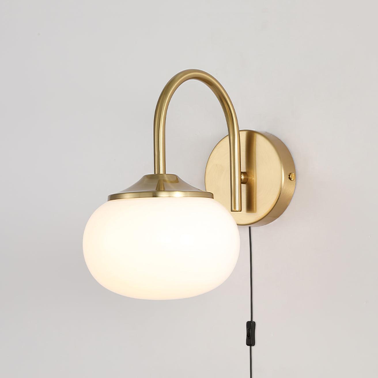 Marshmallow Plug-in Sconce - Adjustable Arm, Soft Warm Light