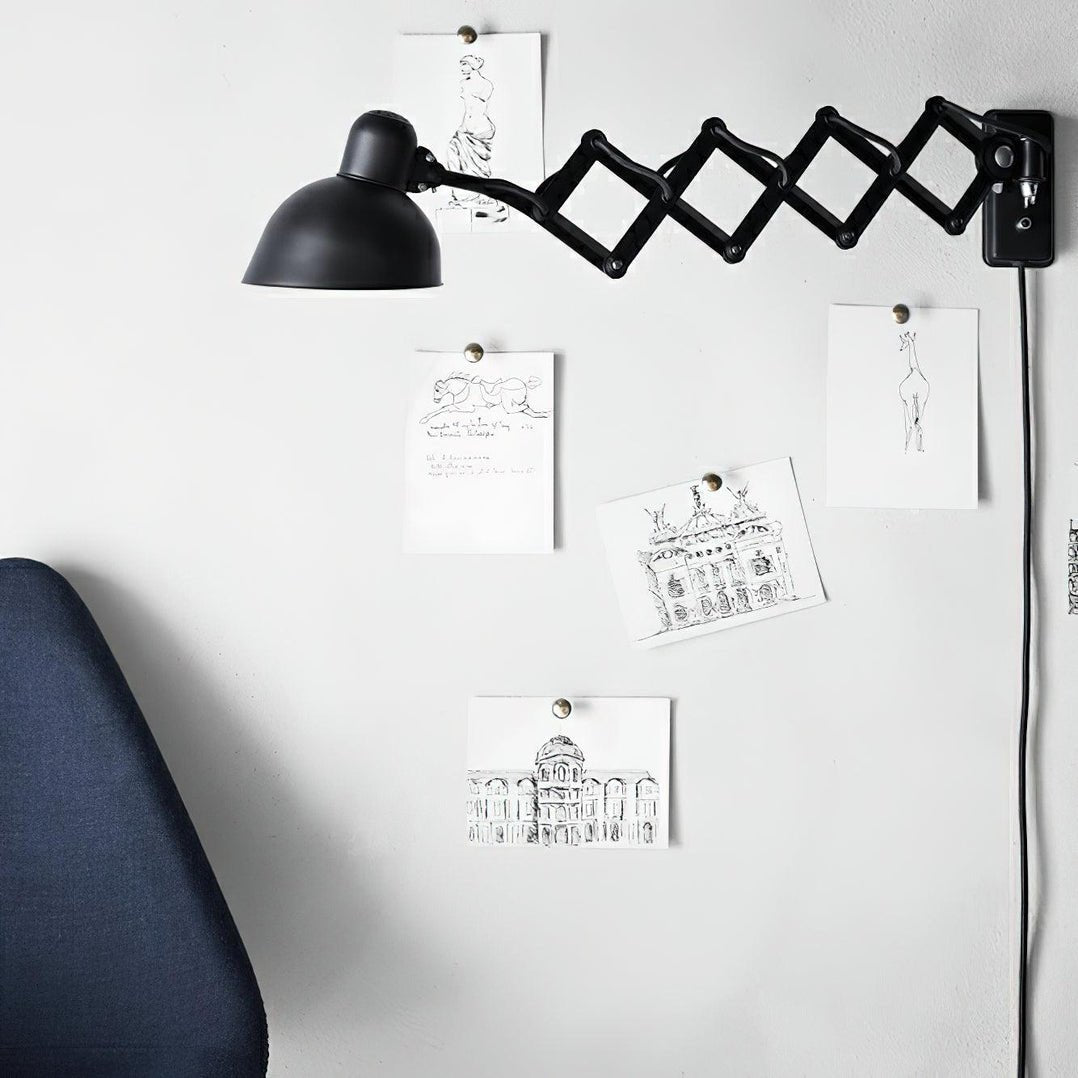 Maxon Adjustable Wall Lamp with Dimmable LED and Swivel Arm Design