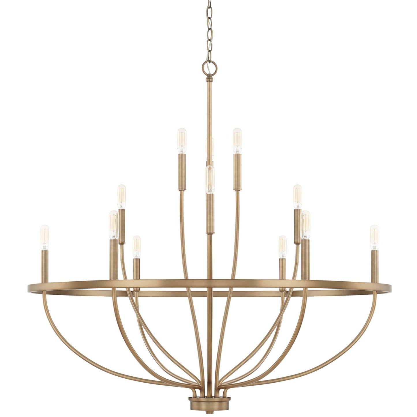 Maxwell Crystal Chandelier - Elegant Design with Adjustable Height