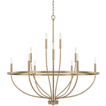 Maxwell Crystal Chandelier - Elegant Design with Adjustable Height