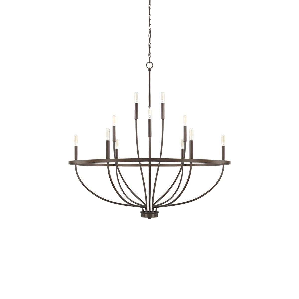 Maxwell Crystal Chandelier - Elegant Design with Adjustable Height