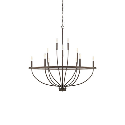 Maxwell Crystal Chandelier - Elegant Design with Adjustable Height