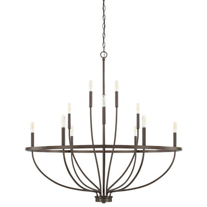 Maxwell Crystal Chandelier - Elegant Design with Adjustable Height