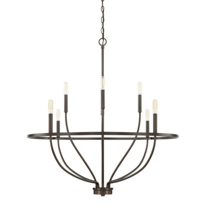 Maxwell Crystal Chandelier - Elegant Design with Adjustable Height